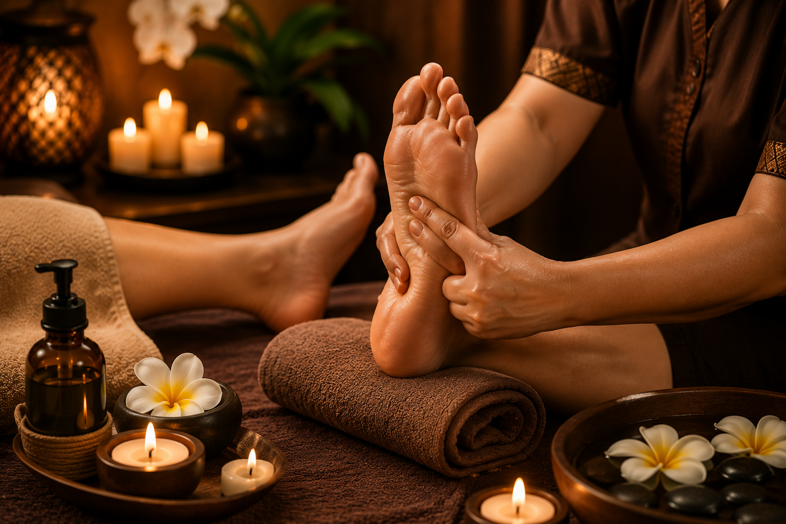 Foot Reflexology at Ocean Spa